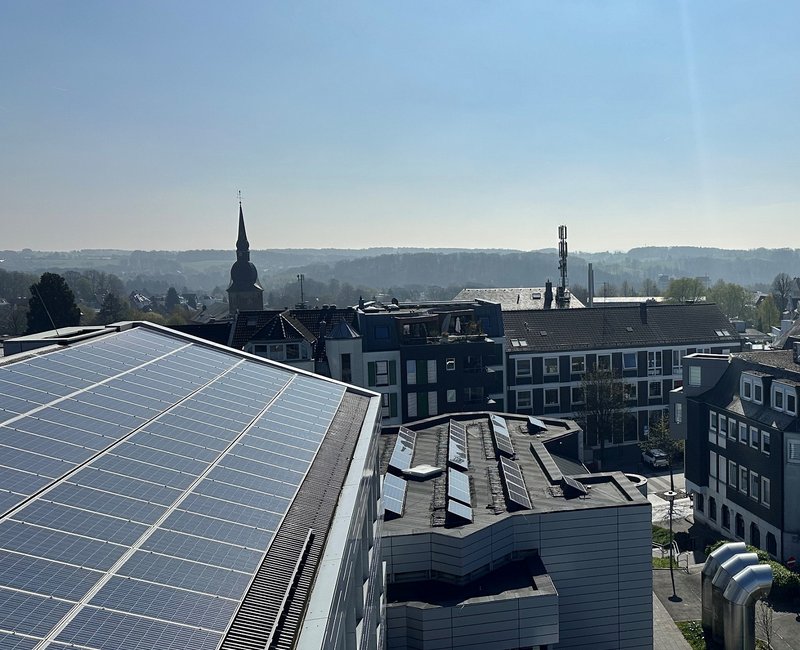 Photovoltaik-Anlagen auf dem Rathausdach