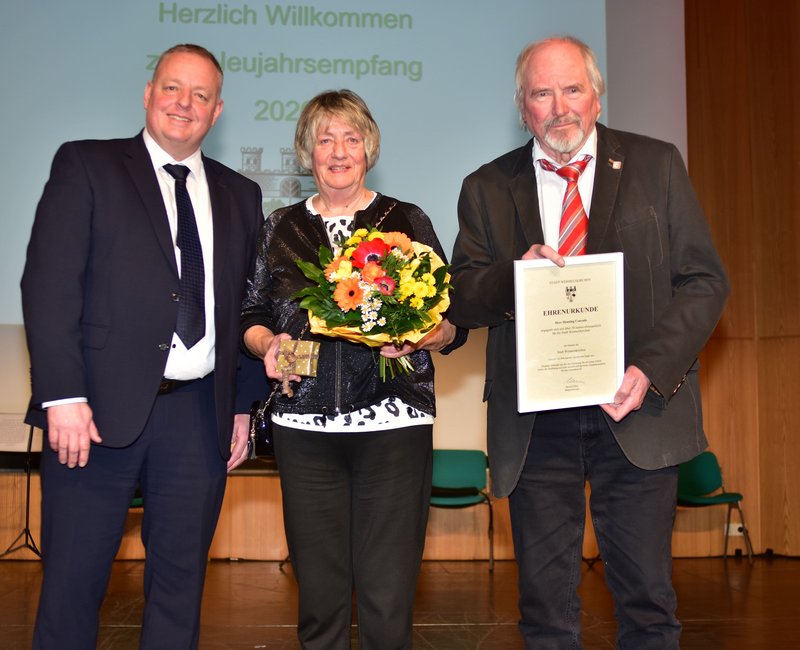 Bernd Hibst mit Frederike und Henning Conrads