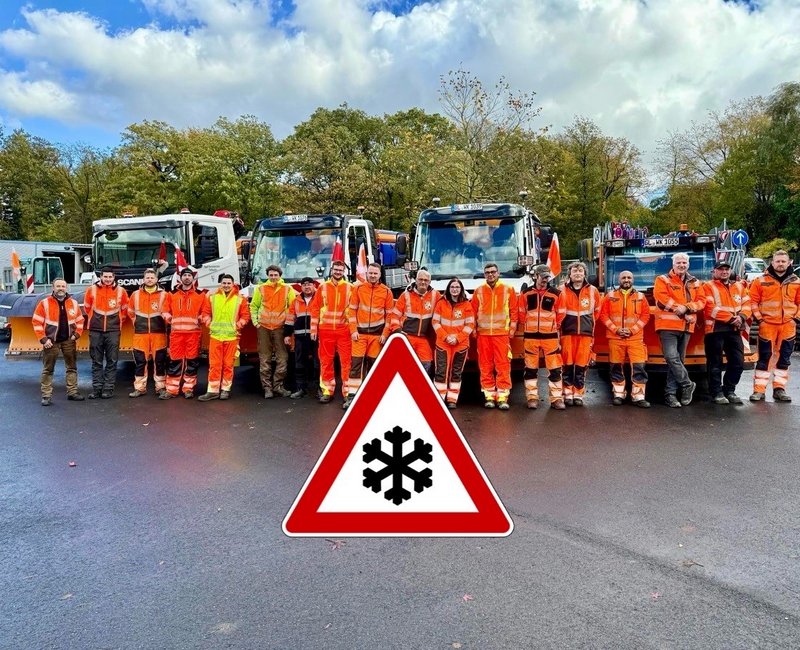 Winterdienst-Team des Betriebshofs