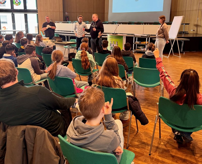 Fragerunde mit dem Bürgermeister im Ratssaal