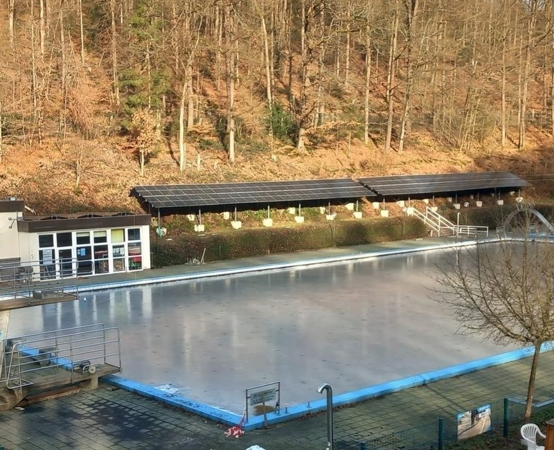 Solaranalge im Freibad Dabringhausen