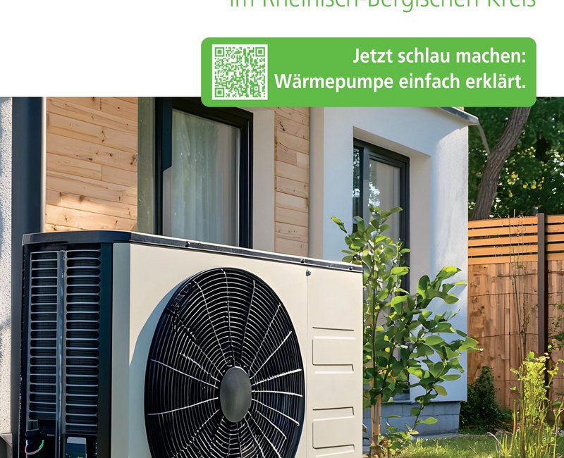 Plakat zum Monat der Wärmepumpe