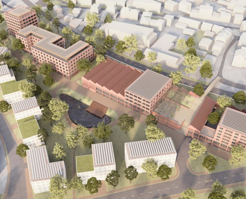Grafik des geplanten Rhombus-Quartier