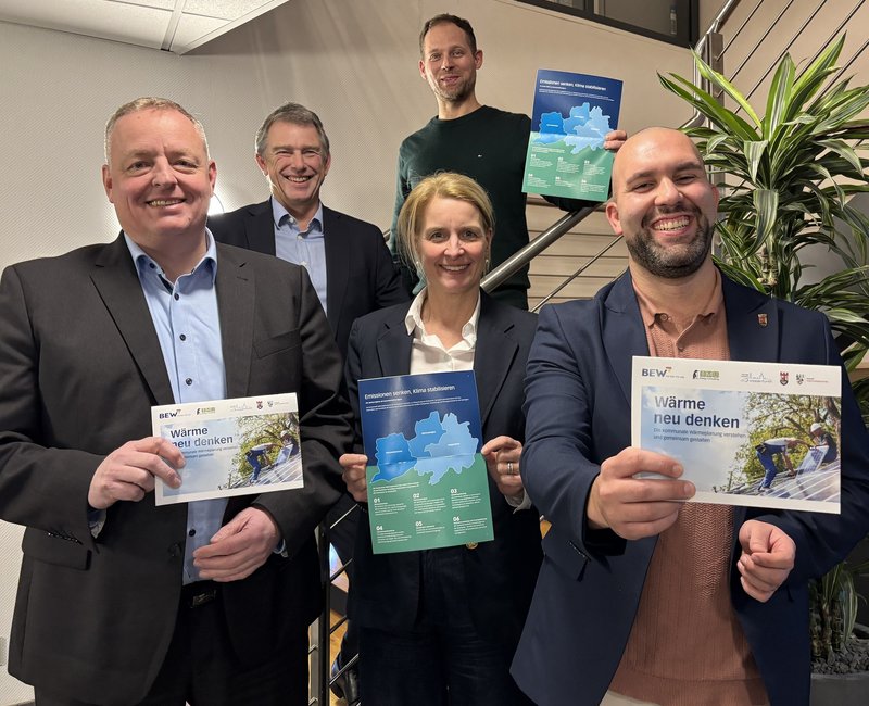 Bürgermeister und BEW-Vertreter