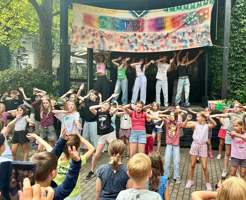 Abschlussfest der Kinderstadt
