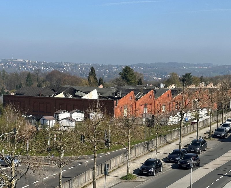 Blick auf das Rhombus-Areal