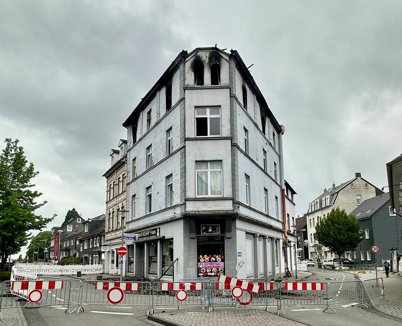 Sperrung an Brand Obere Waldstraße