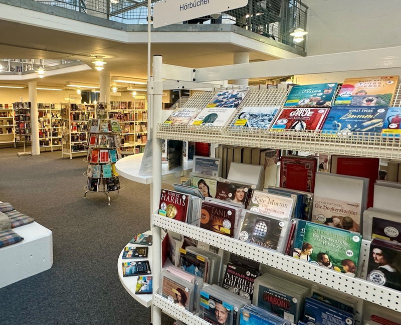 Blick in die Stadtbücherei